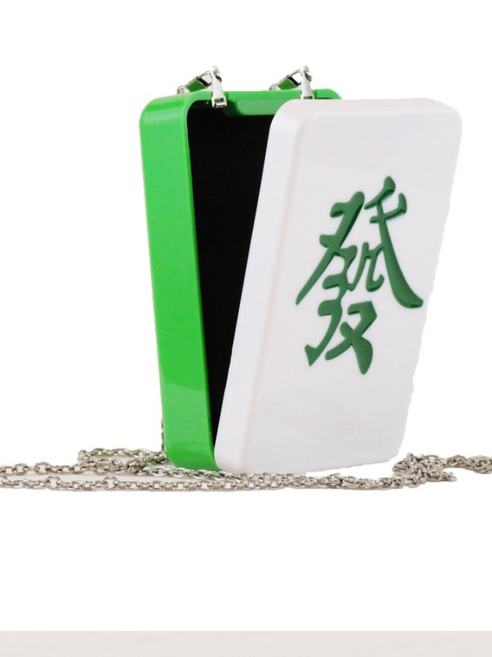 Unique Majong Tile Clutch Bag "Prosperous"